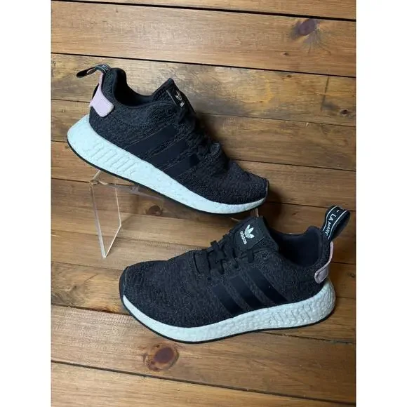 adidas gazelle silver green womens adidas Wmns NMD R2 'Core Black/Wonder Pink' – Athletic Corner main image 0
